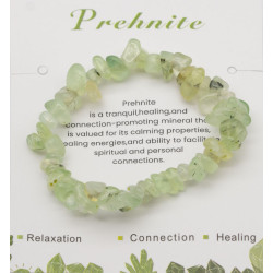 Bransoletka Kamień Prehnite - MF37875-A